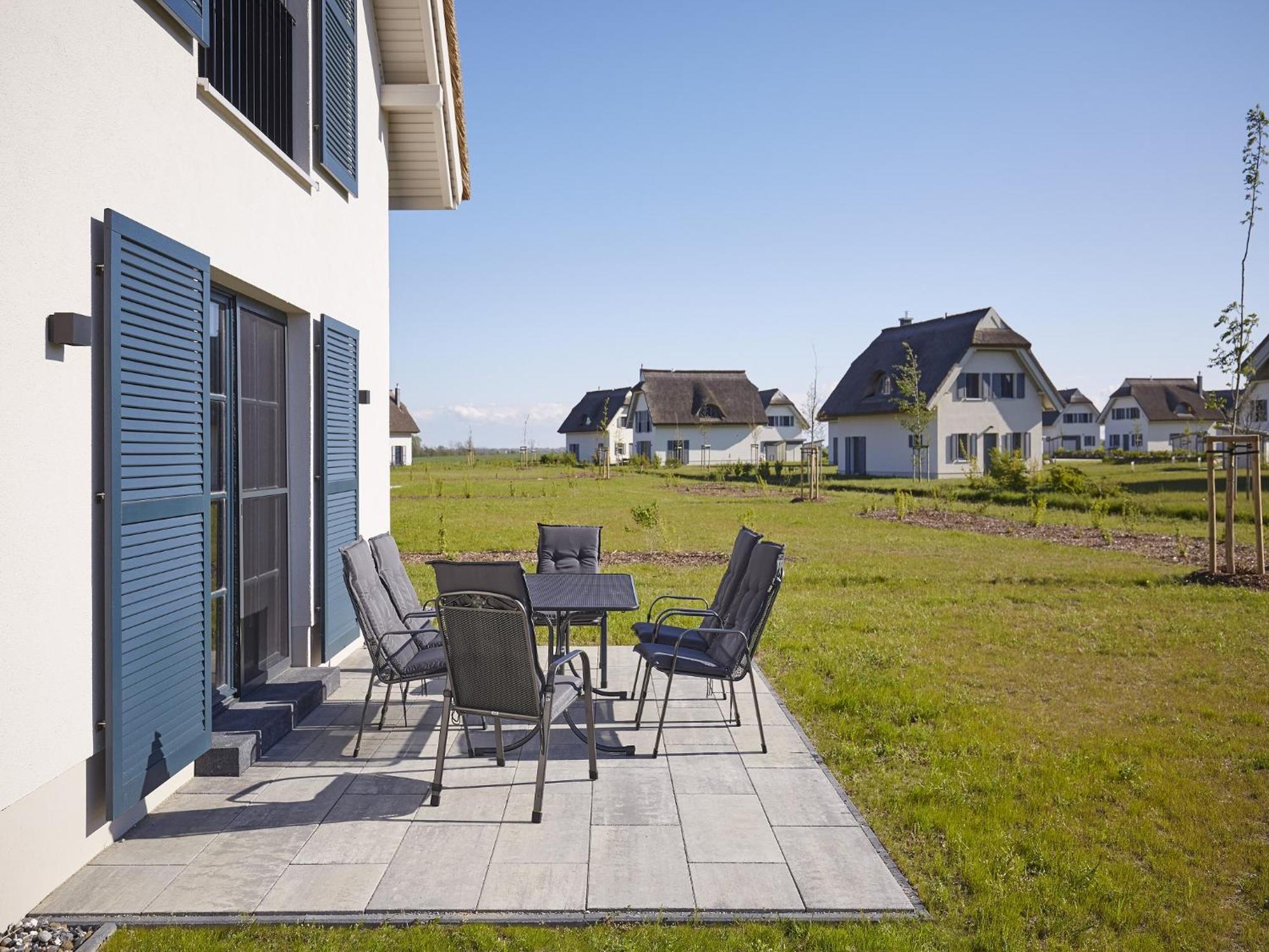 Reetland Am Meer - Premium Reetdachvilla Mit 3 Schlafzimmern, Sauna, Kamin Und Massagesessel F05 Dranske Exterior photo